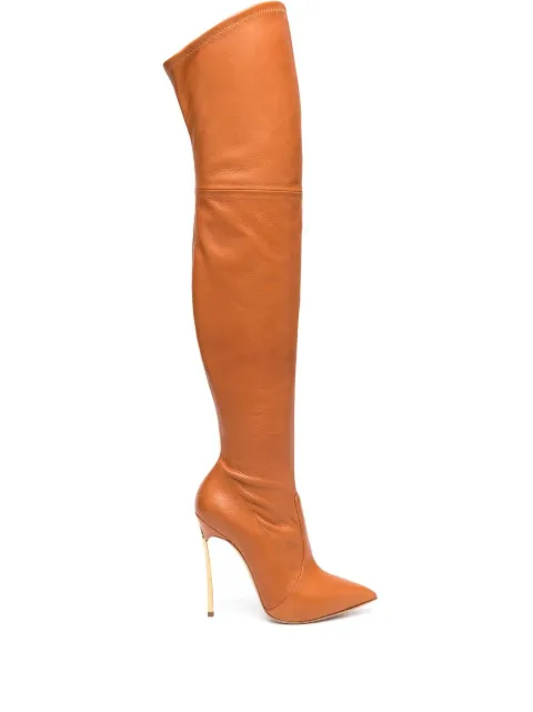 Casadei over-the-knee length boots Brown 1T000D125MC1894