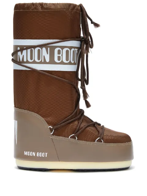 Moon Boot icon nylon boots Brown 80D1400440