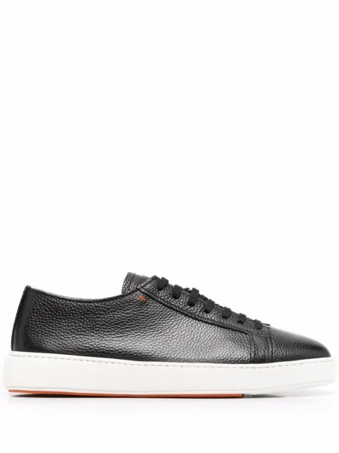 Santoni lace-up low-top sneakers Black MBCD21571BARCMMD