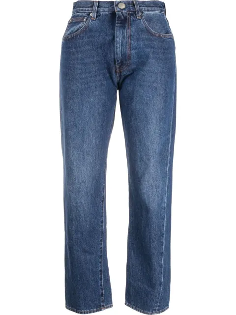 TOTEME cropped straight-leg jeans Blue 223232741404