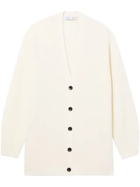 Proenza Schouler White Label long-length knitted cardigan Neutrals WL2317906KW124