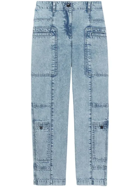 Proenza Schouler White Label high-rise straight-leg jeans Blue WL2316150SC061