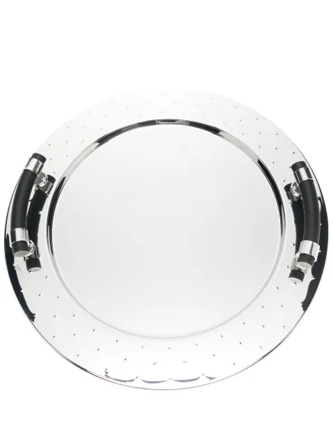 Alessi side-handle oval tray Silver MGVASS