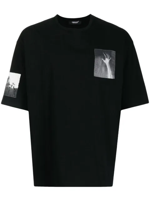 Undercover x Psycho logo-print T-shirt Black UC2B48092