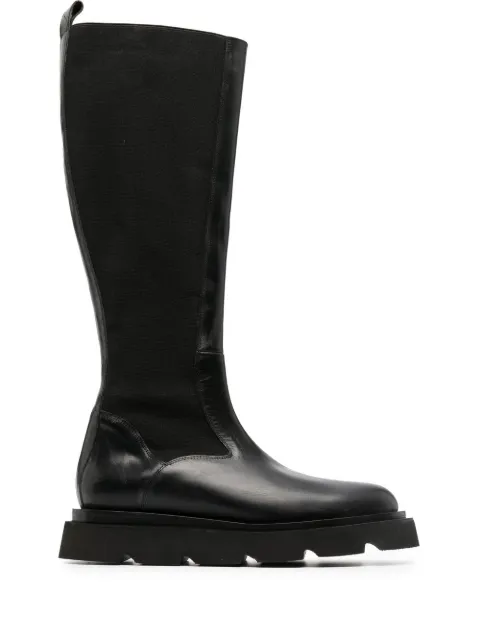 ATP Atelier Cometti knee-high leather boots Black 111862