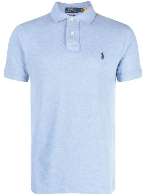 Polo Ralph Lauren embroidered-logo polo shirt Blue 710548797013