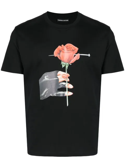 Kwaidan Editions round neck T-shirt Black SS22WT109WCJ