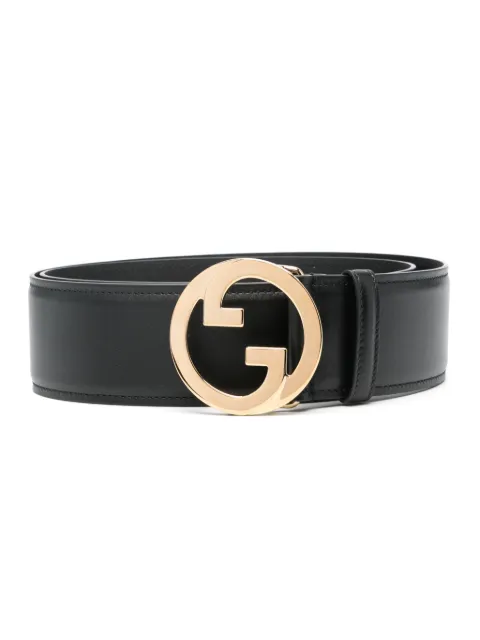 Gucci Blondie Interlocking-G belt Black 698598US10G