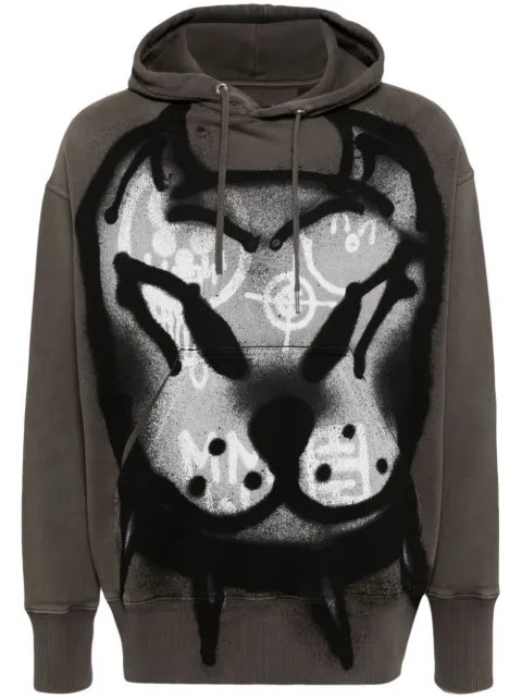 Givenchy graffiti-print hoodie Grey BMJ0DY3Y69