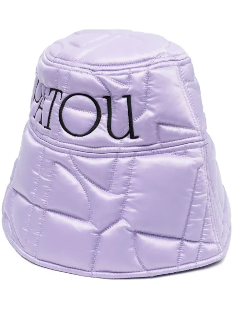 Patou quilted-finish bucket hat Purple AC0270123477L