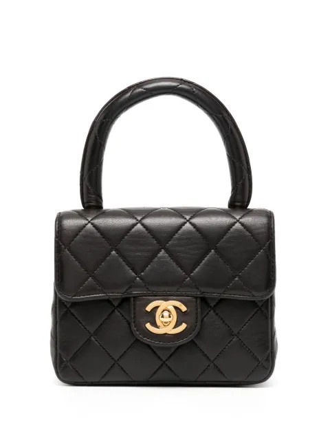CHANEL Pre-Owned 1991-1994 mini Classic Flap handbag Black DPVC0522CHAMBA