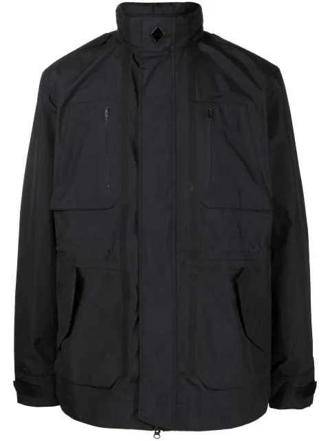 A-COLD-WALL* Technical M65 logo-patch windbreaker Black ACWMO061