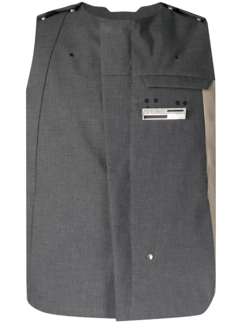 A-COLD-WALL* panelled gilet Grey ACWMO057
