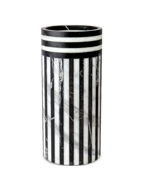 Editions Milano Bloom marble vase Black BL2023
