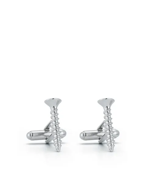 Mateo screw shape cufflinks Silver 811266020059