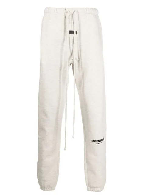 FEAR OF GOD ESSENTIALS logo-print track pants Neutrals 130BT212032F