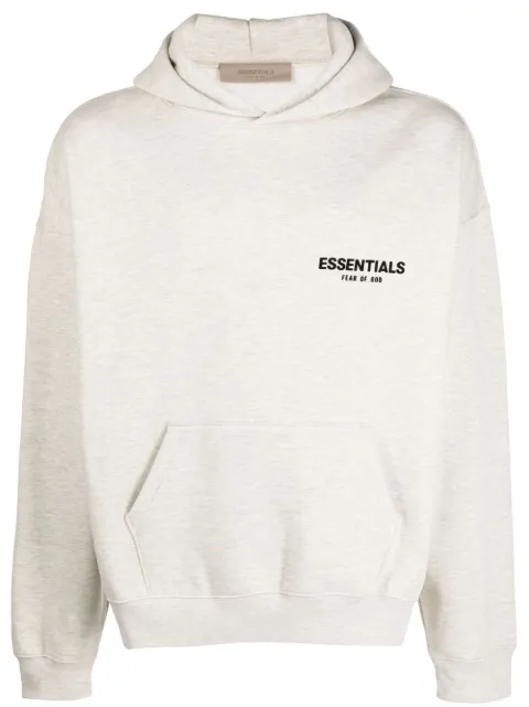 FEAR OF GOD ESSENTIALS logo-print hoodie Neutrals 192BT212112F