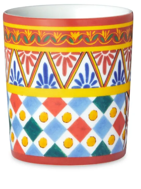 Dolce & Gabbana archive-print porcelain cup White TCB032TCA24