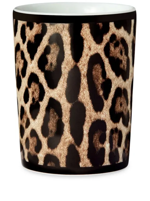Dolce & Gabbana leopard-print porcelain cup Brown TCB031TCA71UL003