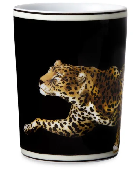 Dolce & Gabbana tiger-print porcelain glass Black TCB031TCA44