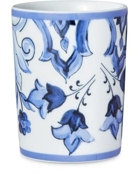 Dolce & Gabbana Blu Mediterraneo porcelain wine glass White TCB031TCA41