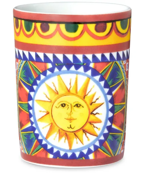 Dolce & Gabbana Carretto Siciliano water glass Yellow TCB031TCA21