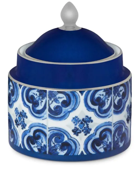 Dolce & Gabbana porcelain sugar bowl Blue TC0101TCA88