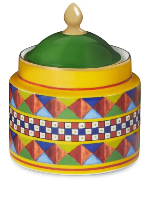 Dolce & Gabbana porcelain sugar bowl Green TC0101TCA15