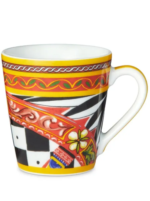 Dolce & Gabbana Carretto Siciliano porcelain mug White TC0096TCA13