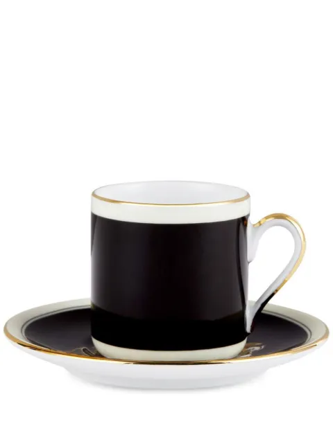 Dolce & Gabbana leopard-print espresso set Black TC0092TCA44