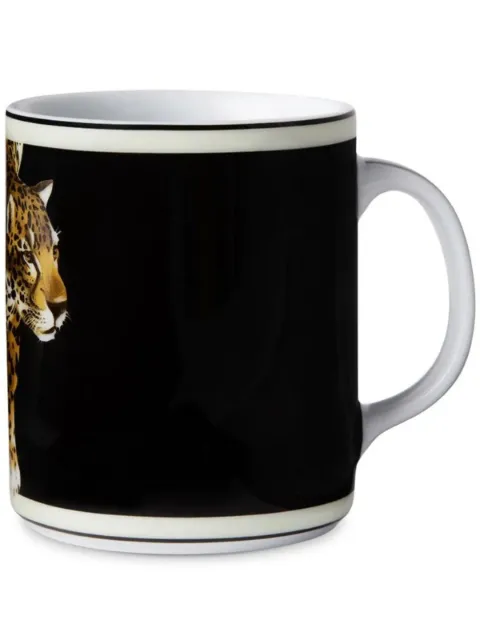 Dolce & Gabbana leopard-print porcelain mug Black TC0079TCA44