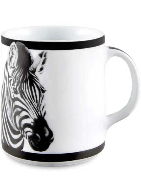Dolce & Gabbana zebra-print porcelain mug White TC0079TCA47