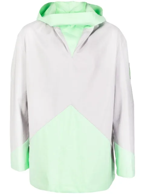 A-COLD-WALL* geometric panelled windbreaker Grey ACWMO095A