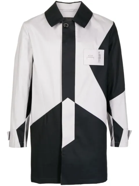 A-COLD-WALL* geometric panelled jacket Grey ACWMO094B