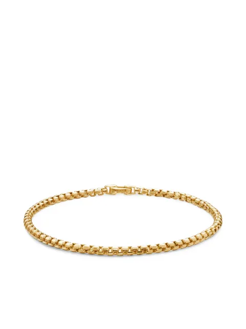 David Yurman 18kt yellow gold DY Bel Aire Box Chain bracelet (2.7mm) Gold B1762088