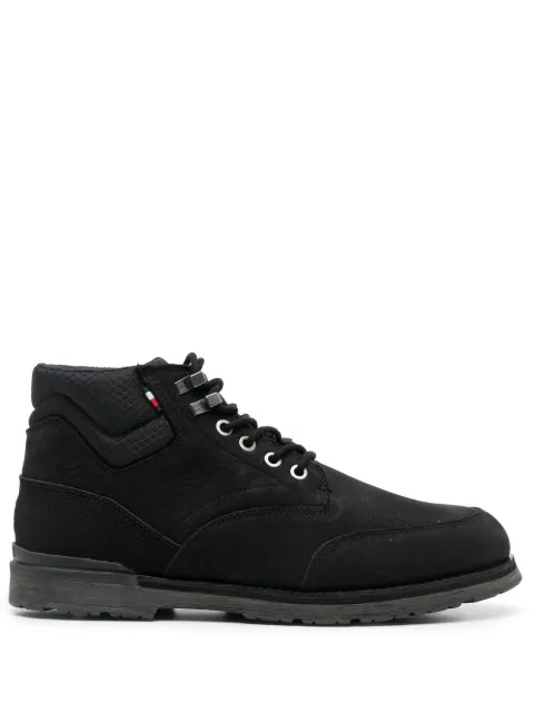 Tommy Hilfiger Nubumix suede boots Black FM0FM04201