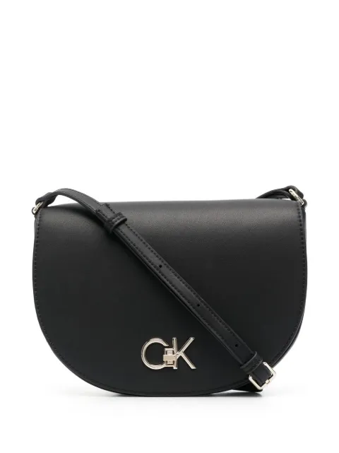 Calvin Klein logo-plaque cross body bag Black K60K609871