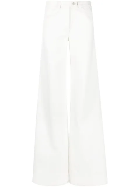 Courrèges twill baggy trousers White 322CPA052PL0056