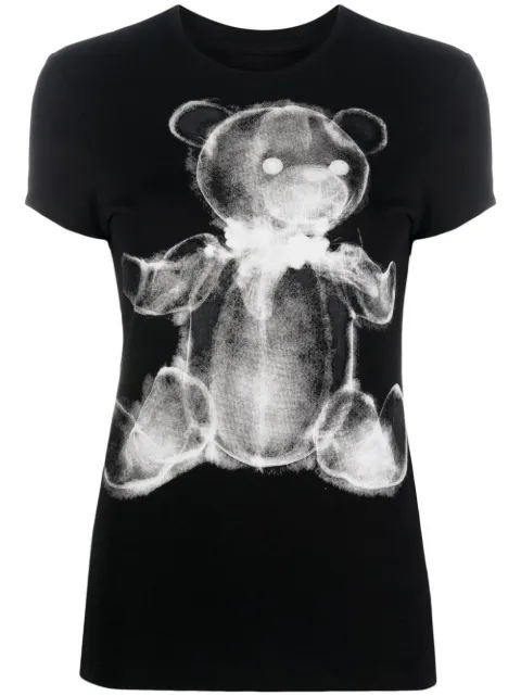 Philipp Plein graphic-print short-sleeve T-shirt Black FABCWTK2571PJY002N
