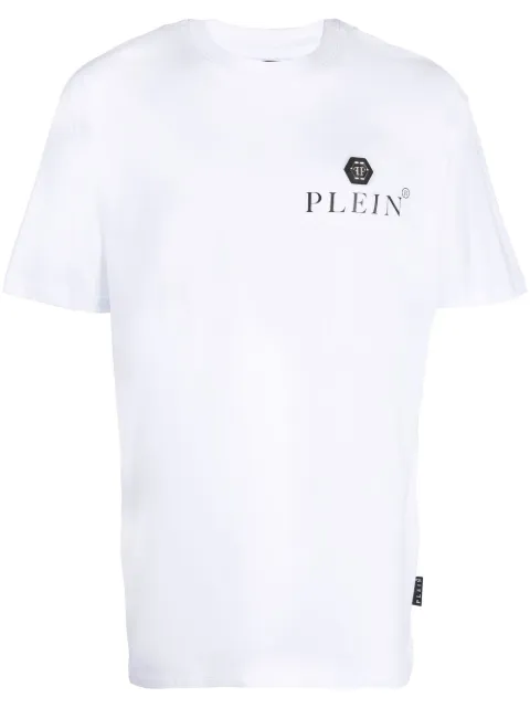 Philipp Plein logo T-shirt White FABCMTK5697PJY002N