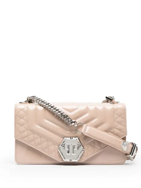 Philipp Plein medium Hexagon padded shoulder bag Neutrals FABAWBA1649PLE010N