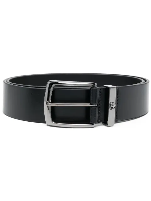 Philipp Plein leather belt skull Black FABAMVA0773PLE010N