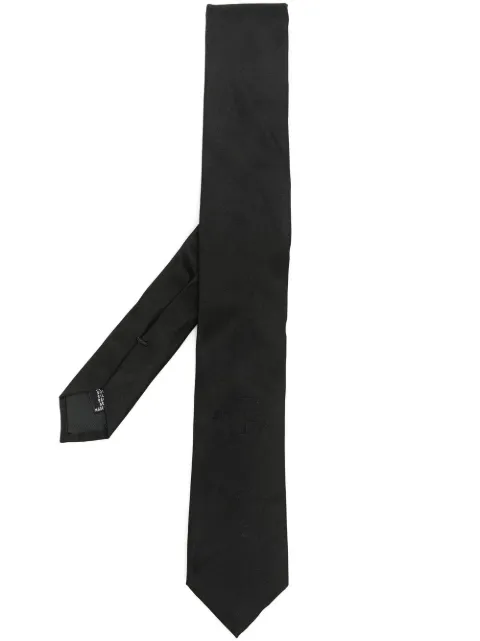 Philipp Plein silk tie Black FABAMAD0367PTE028N