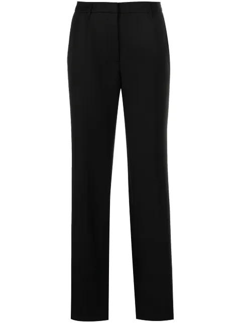 ANINE BING straight-leg trousers Black A033139000