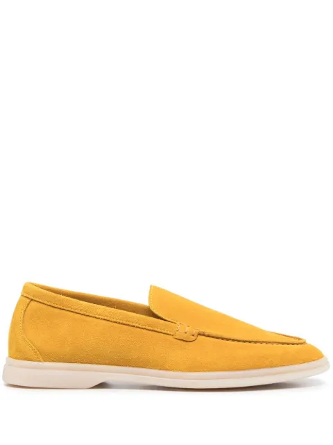 Scarosso suede slip-on loafers Yellow LUDOVICALOAFYELSUED