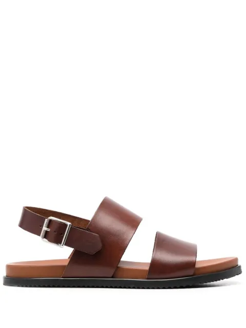 Scarosso Antonio slingback leather sandals Brown ANTONIOSANDCOGCALF