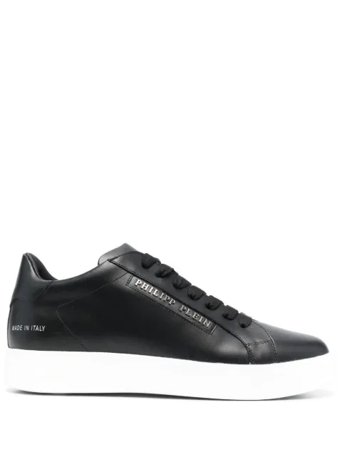 Philipp Plein low-top leather sneakers Black UABSUSC0349PLE075N