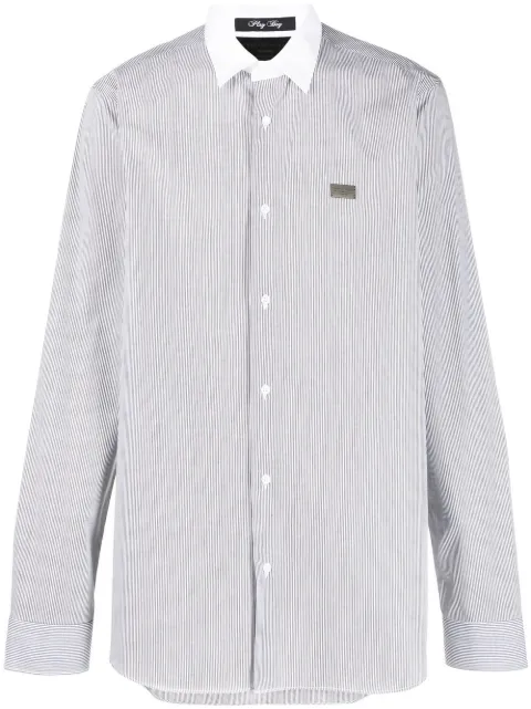 Philipp Plein long sleeve shirt Black FABCMRP1771PTE003N