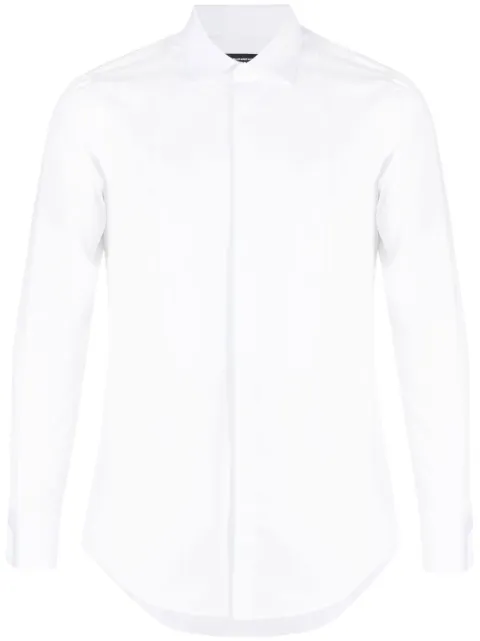 DSQUARED2 slim fit tux shirt White S74DM0662S42381