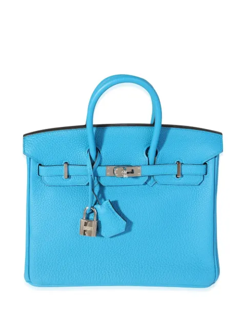 Hermès Pre-Owned pre-owned Birkin 25 handbag Blue 119773